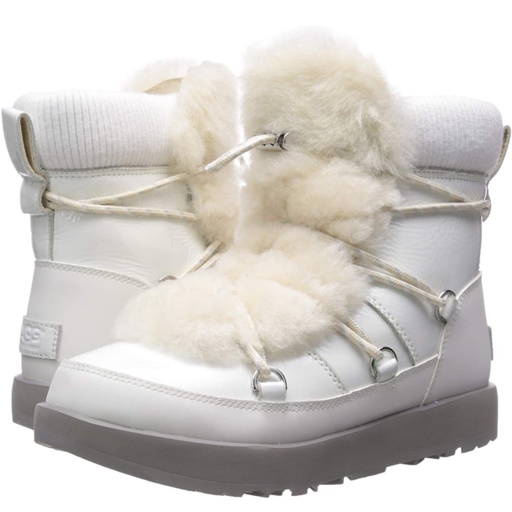 Ugg Women’s Highland Waterproof Fashion Fur Boot 8.5 Very Good
